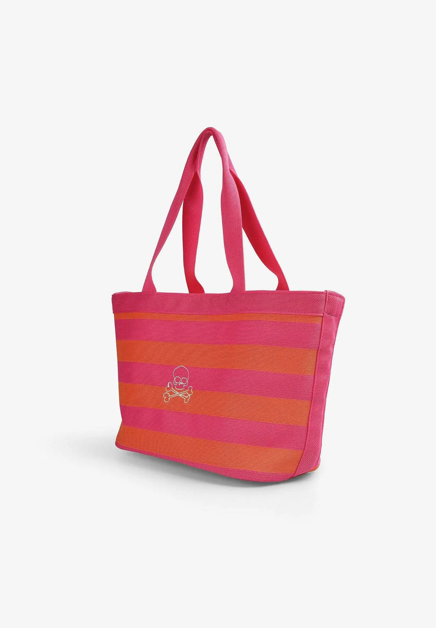 Cheap Scalpers Bolsa Rayas Calavera Bordada