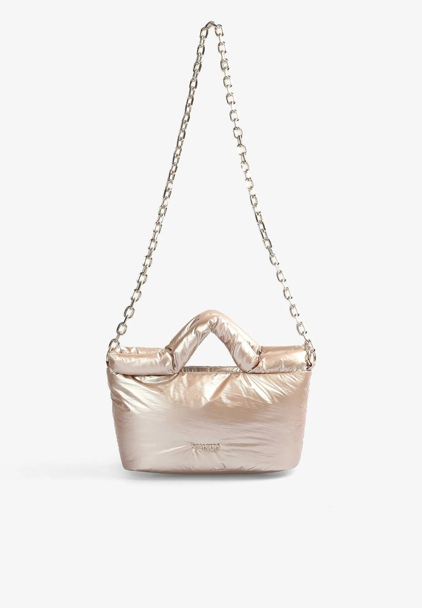 Sale Scalpers Bolso Mini Metalizado Cadena