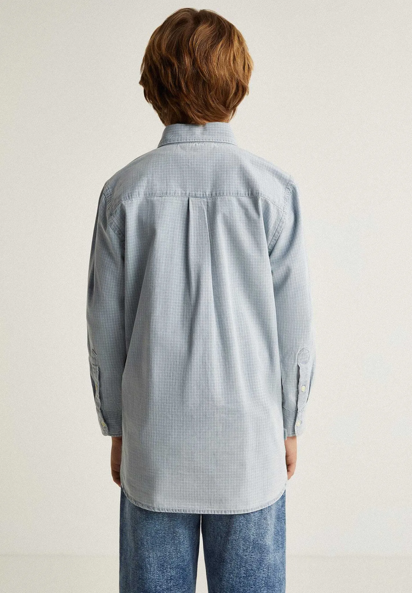 Clearance Scalpers Camisa Denim Cuadros Calavera