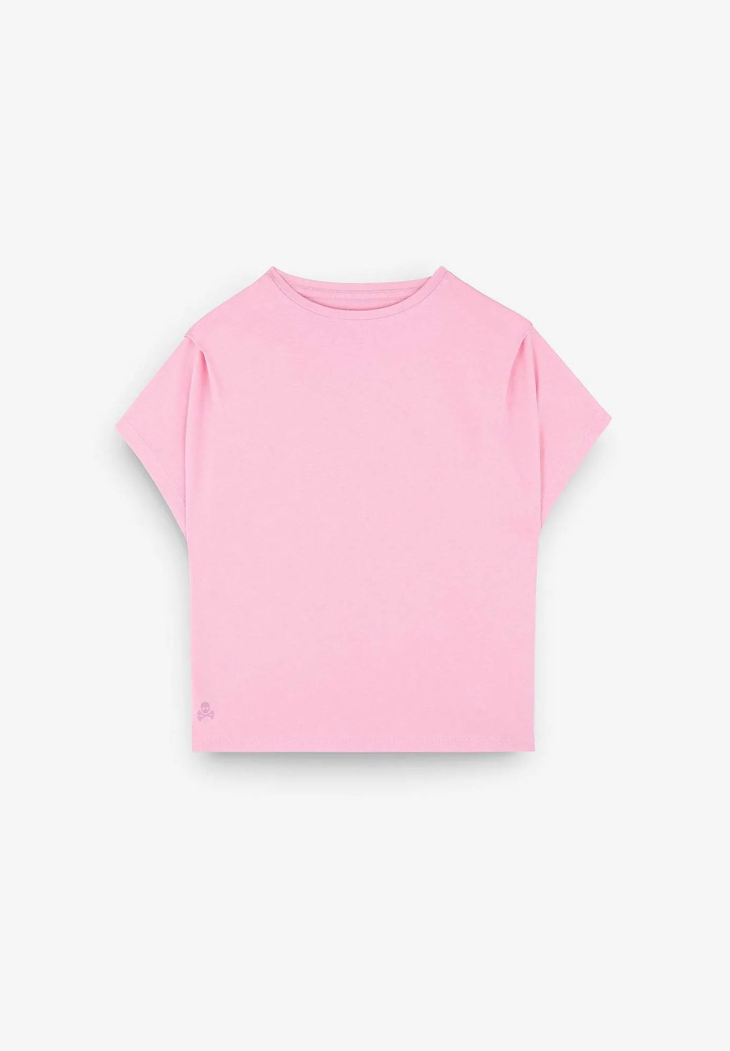 Outlet Scalpers Camiseta Pliegues Hombro
