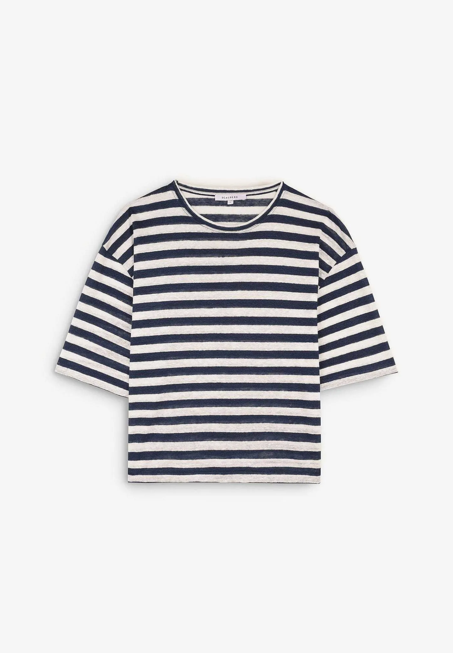 Best Sale Scalpers Camiseta Rayas Lino