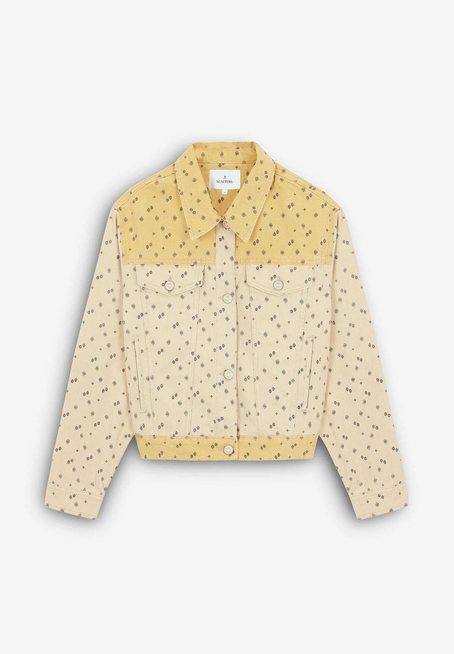 Outlet Scalpers Chaqueta Denim Motivos Etnicos