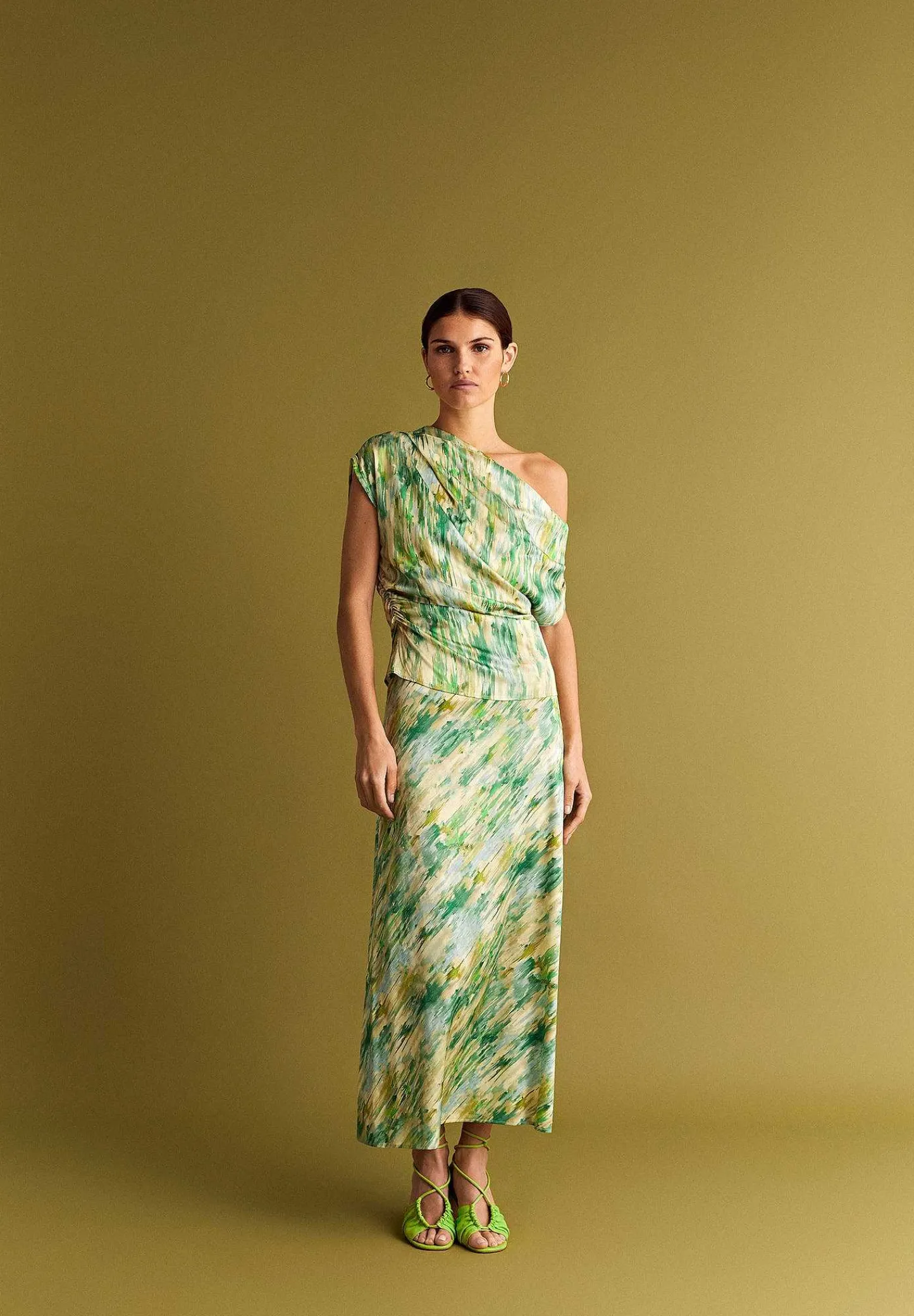 Cheap Scalpers Falda Midi Print
