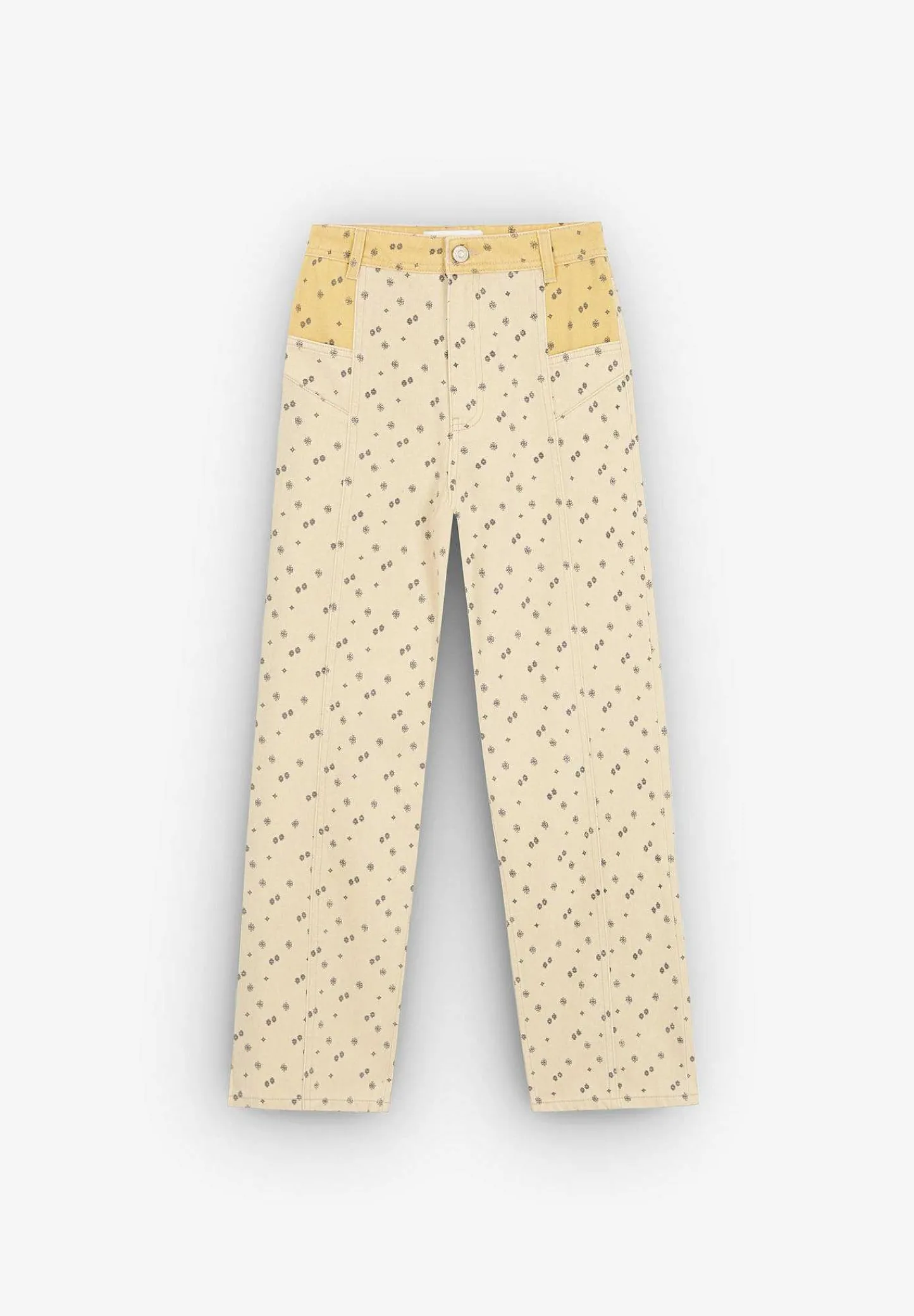 Cheap Scalpers Jeans Rectos Motivos Etnicos