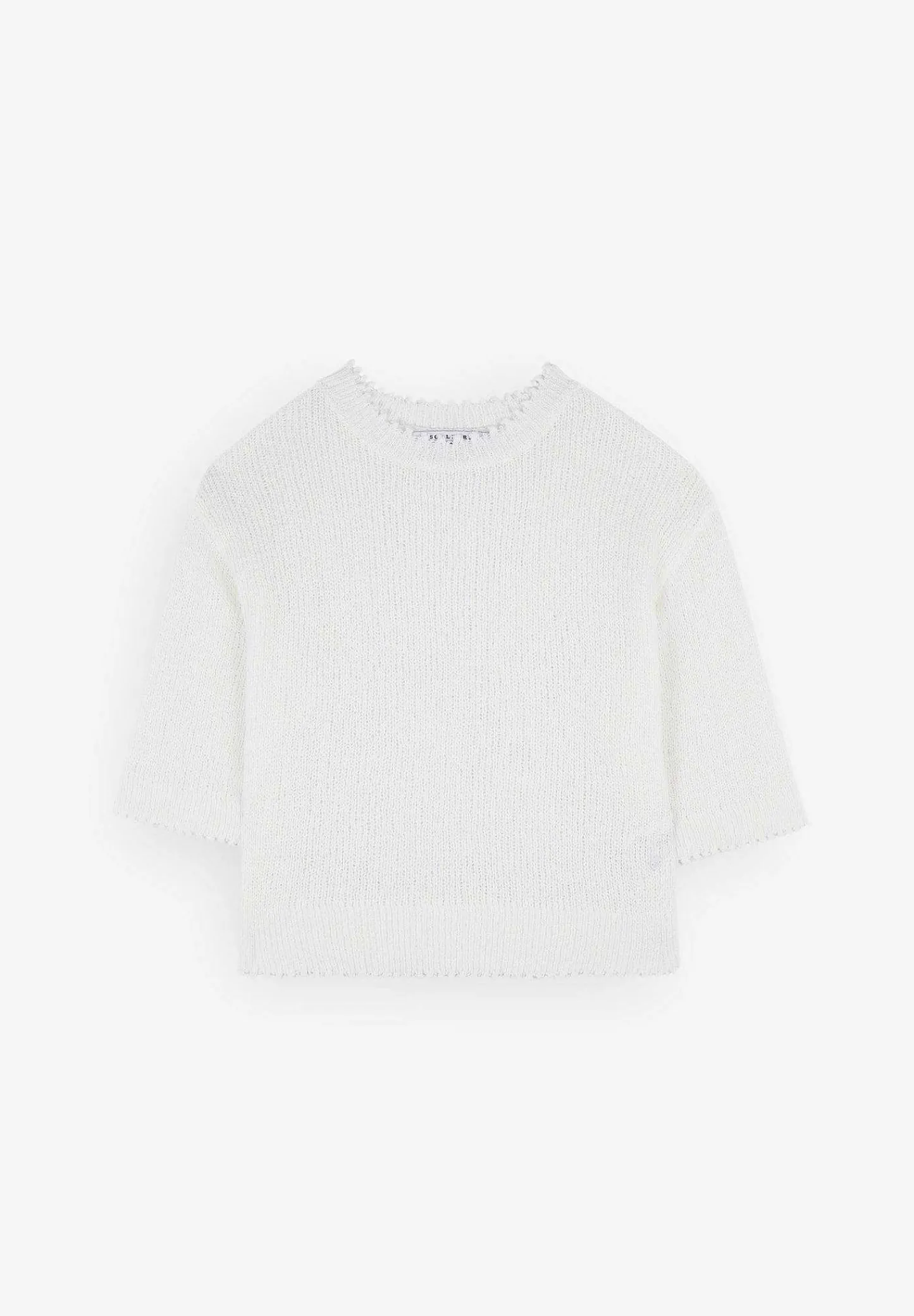 Cheap Scalpers Jersey Cropped Detalle Acabado